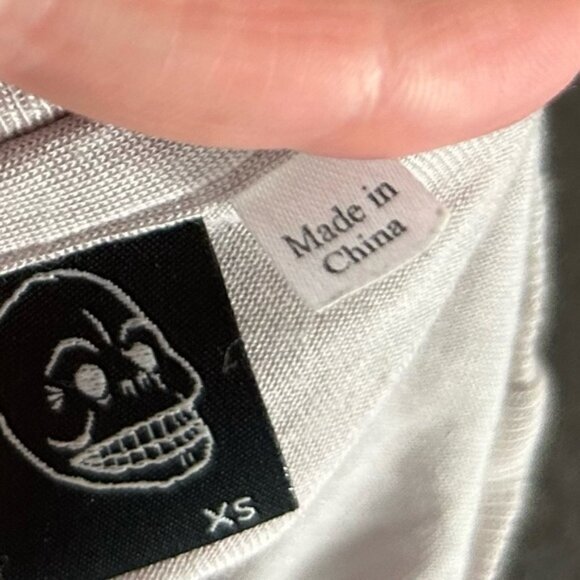 Cheap Monday Holly Tee T-Shirt Boxy Flowy Cropped Sheer Lightweight Size XS - Picture 11 of 14